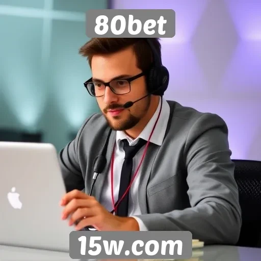 Desempenho do suporte ao cliente no site 80bet