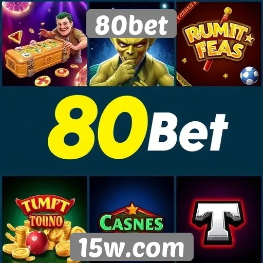 Visão geral dos jogos disponíveis no 80bet